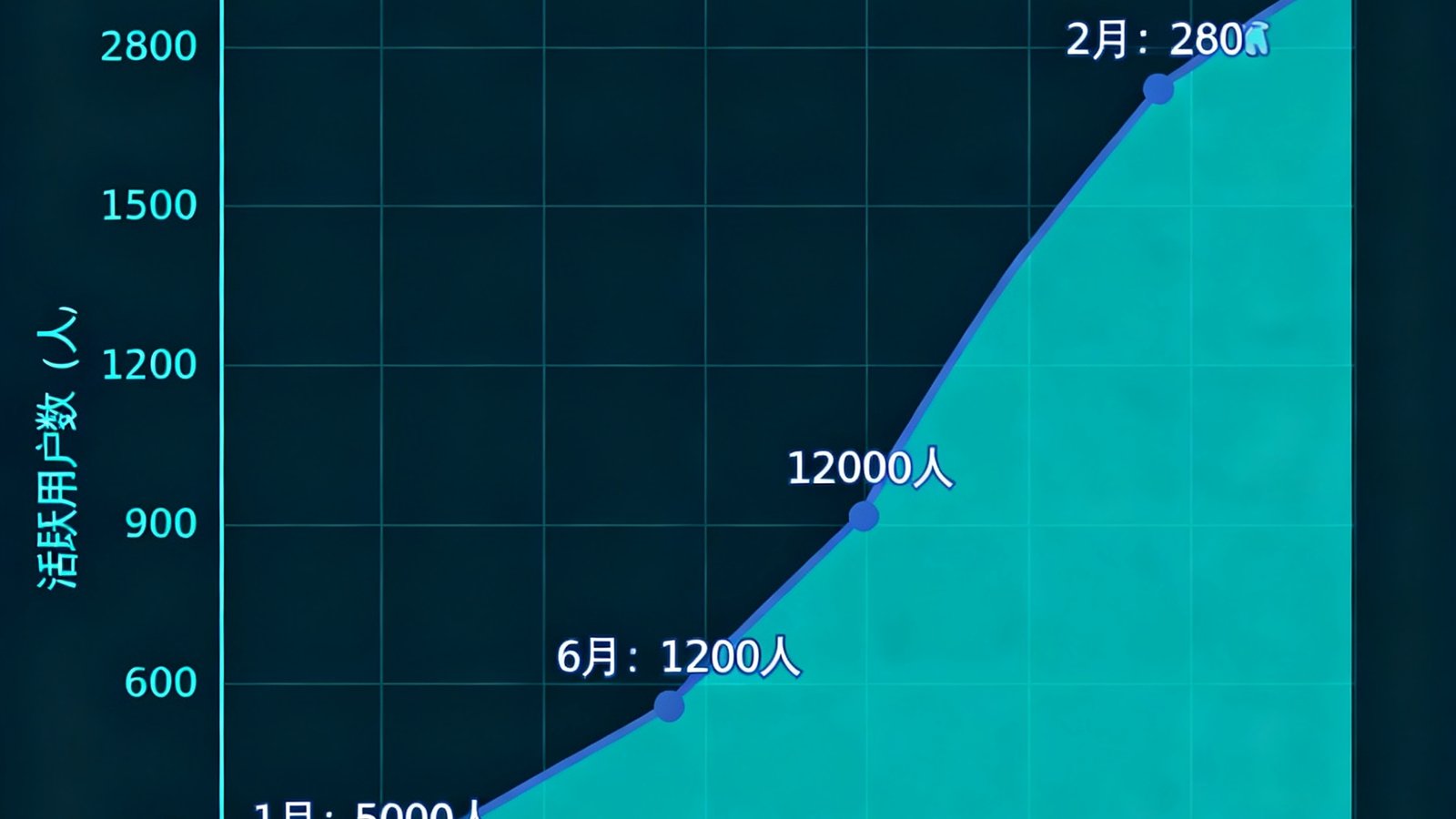 得球体育社区2024年度活跃用户增长曲线图，展示从年初到年底的社区互动数据变化趋势